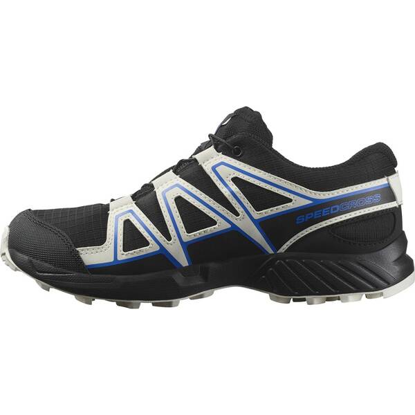 Thumbnail - SALOMON Kinder Trekkinghalbschuhe SHOES SPEEDCROSS WP J Black/Vanila/Frnch