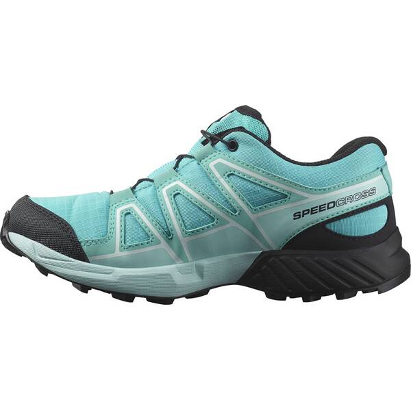 Thumbnail - SALOMON Kinder Trekkinghalbschuhe SHOES SPEEDCROSS WP J Blue Curacao/Black