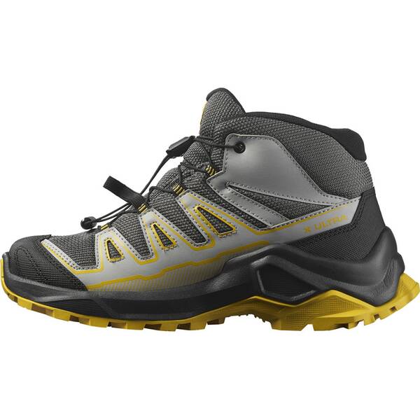 Thumbnail - SALOMON Kinder Trekkingstiefel SHOES X ULTRA MID GTX J Clrock/Black/Spi