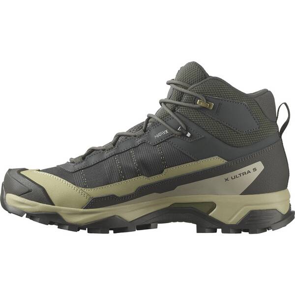 Thumbnail - SALOMON Herren Multifunktionsstiefel SHOES X ULTRA 5 MID GTX Peat/Gray Green
