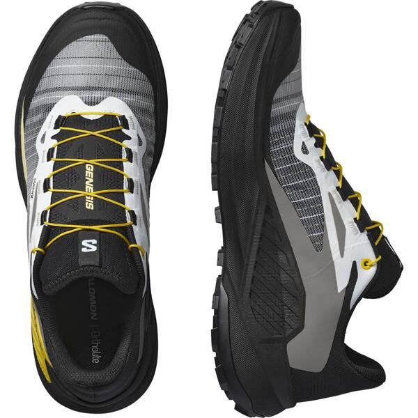 Thumbnail - SALOMON Herren Trailrunningschuhe SHOES GENESIS Black/White/Lemon