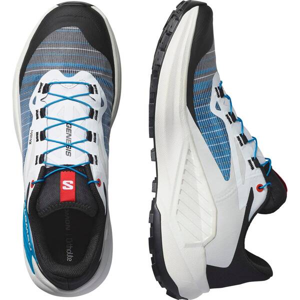 Thumbnail - SALOMON Herren Trailrunningschuhe SHOES GENESIS Black/White/Transcend Blue