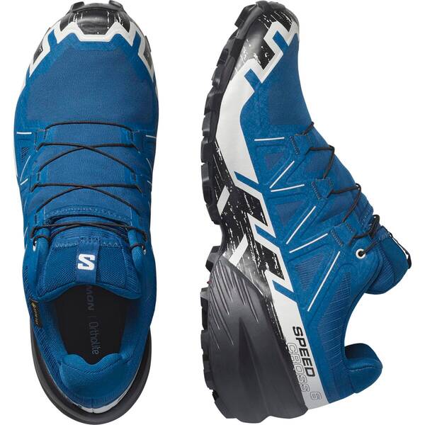 Thumbnail - SALOMON Herren Trailrunningschuhe SHOES SPEEDCROSS 6 GTX Poseid/Black/LunR