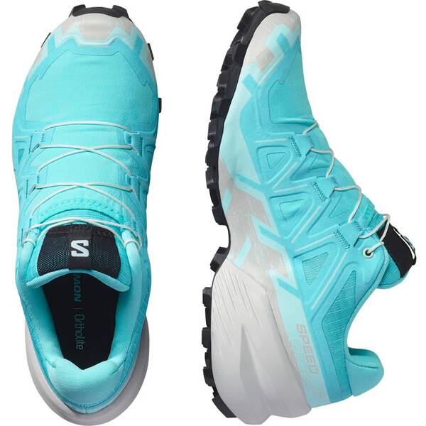 Thumbnail - SALOMON Damen Trailrunningschuhe SHOES SPEEDCROSS 6 W Blue Curacao/LunRoc