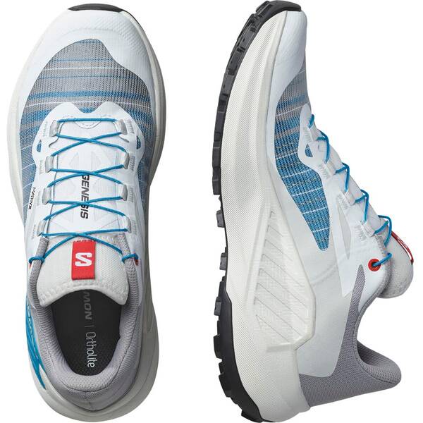 Thumbnail - SALOMON Damen Trailrunningschuhe SHOES GENESIS W White/Lunar Rock/Transc