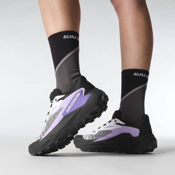 Thumbnail - SALOMON Damen Trailrunningschuhe SHOES GENESIS W Black/White/Liberty