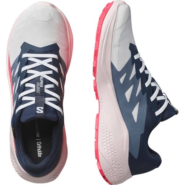 Thumbnail - SALOMON Damen Trailrunningschuhe SHOES ALPHAGLIDE GTX W LunRoc/Blue Night