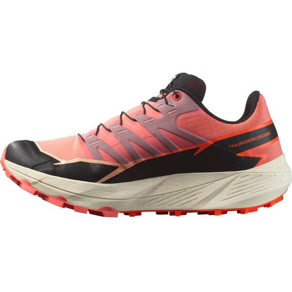 Thumbnail - SALOMON Damen Laufschuhe SHOES THUNDERCROSS W Fuco/Black/Redora
