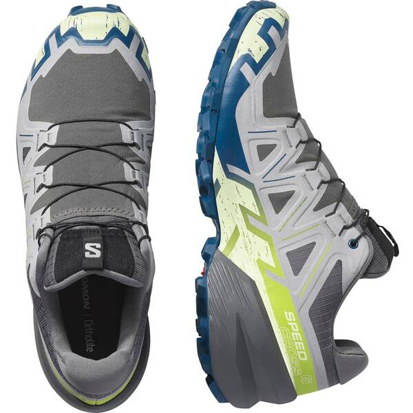 Thumbnail - SALOMON Herren Trailrunningschuhe SHOES SPEEDCROSS 6 Clrock/Lime C/Poseid