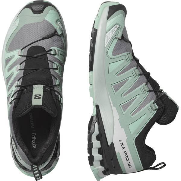 Thumbnail - SALOMON Damen Trailrunningschuhe SHOES XA PRO 3D V9 GTX W QuSh/Lily/Bluha