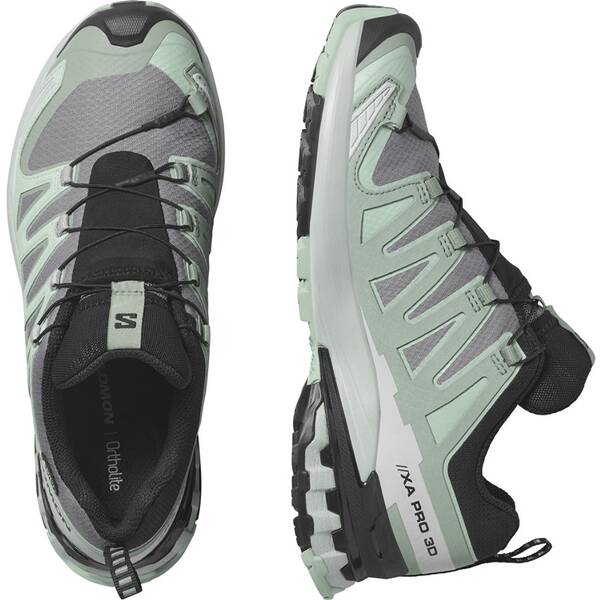 Thumbnail - SALOMON Damen Trailrunningschuhe SHOES XA PRO 3D V9 GTX W QuSh/Lily/Bluha