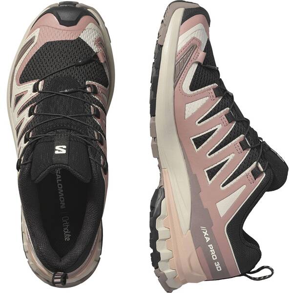 Thumbnail - SALOMON Damen Trailrunningschuhe SHOES XA PRO 3D V9 W Black/Burlwo/Mahogr