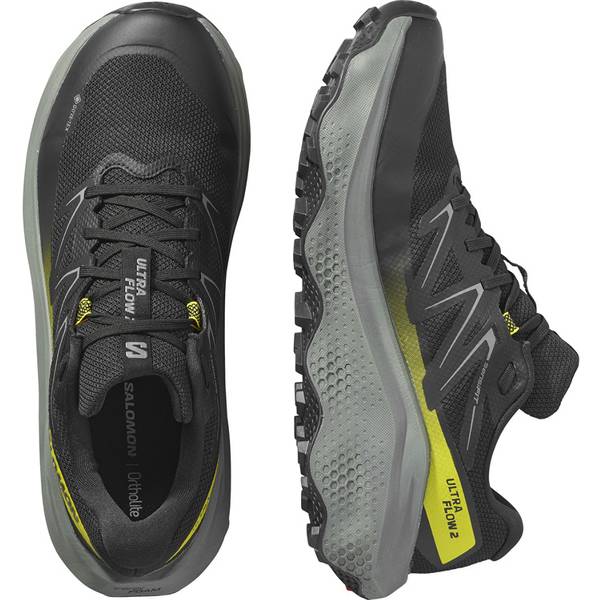 Thumbnail - SALOMON Herren Trailrunningschuhe SHOES ULTRA FLOW 2 GTX Black/Sedsa/Incab