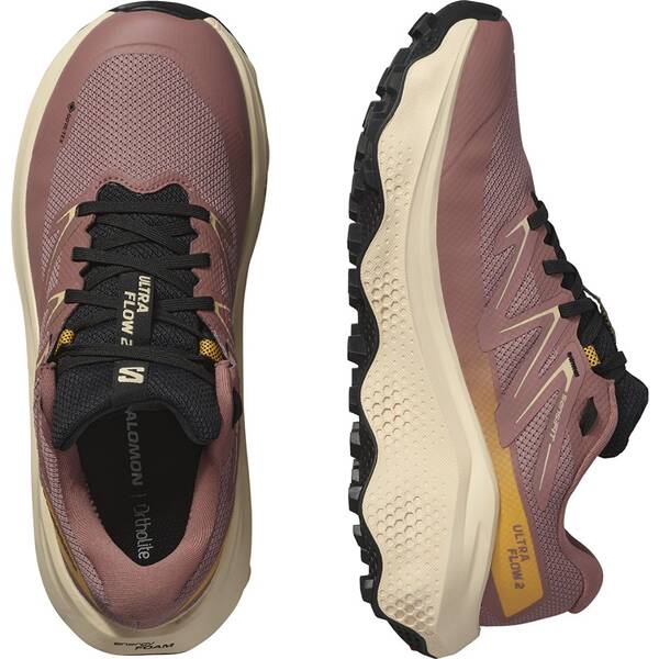 Thumbnail - SALOMON Damen Trailrunningschuhe SHOES ULTRA FLOW 2 GTX W Burlwo/Tender/W