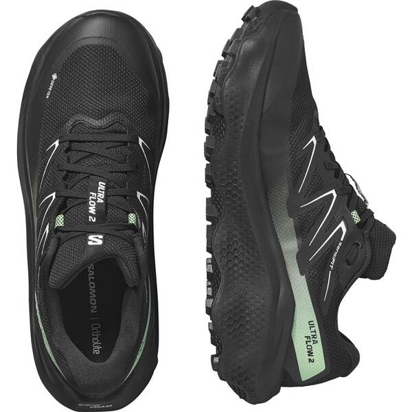 Thumbnail - SALOMON Herren Trailrunningschuhe SHOES ULTRA FLOW 2 GTX Black/Black/Patin