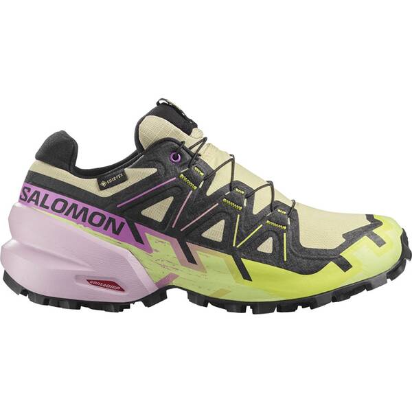 Thumbnail - SALOMON Damen Trailrunningschuhe SHOES SPEEDCROSS 6 GTX W Bog/Dawn P/Acid