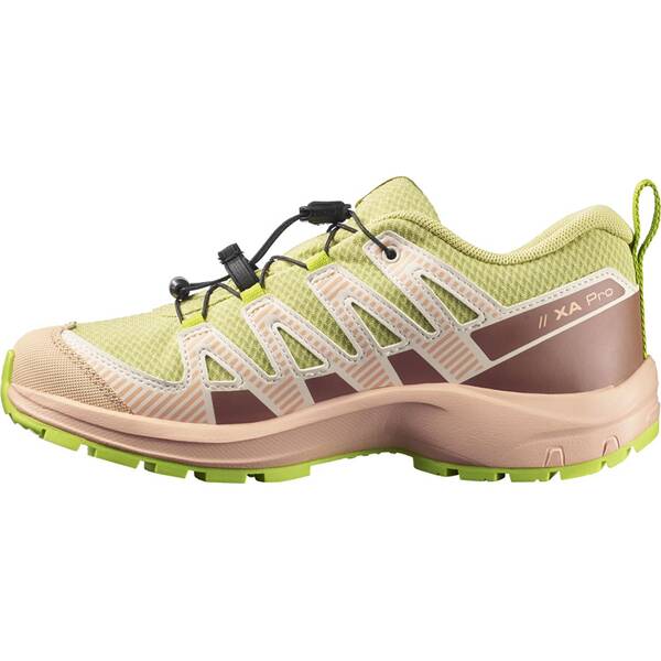 Thumbnail - SALOMON Kinder Halbschuhe SHOES XA PRO V8 WP J Endive/Burro/Almond