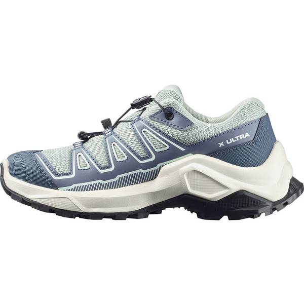 Thumbnail - SALOMON Kinder Walkingschuhe SHOES X ULTRA GTX J Greenm/Grisai/Claqua