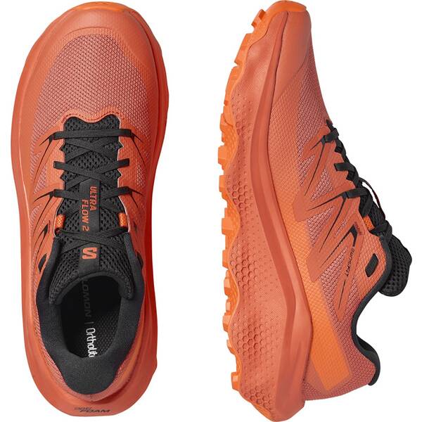 Thumbnail - SALOMON Herren Trailrunningschuhe SHOES ULTRA FLOW 2 Chili/Drfire/Black