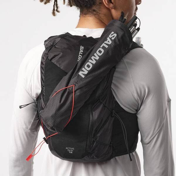 Thumbnail - SALOMON Rucksack ACTIVE SKIN 12 SET Laurel Wreath/Lily Pa