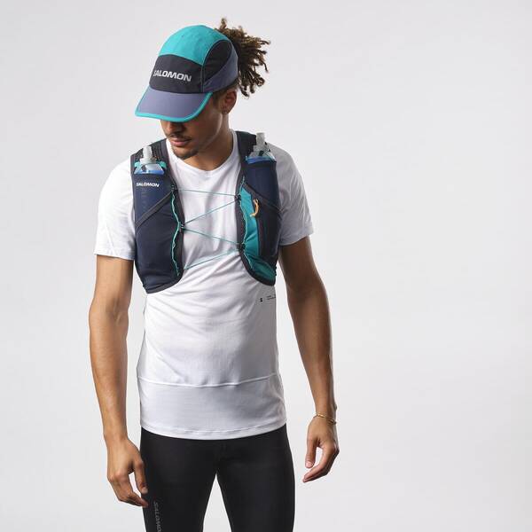 Thumbnail - SALOMON Rucksack ACTIVE SKIN 8 SET Tahitian Tide/CARBON/P