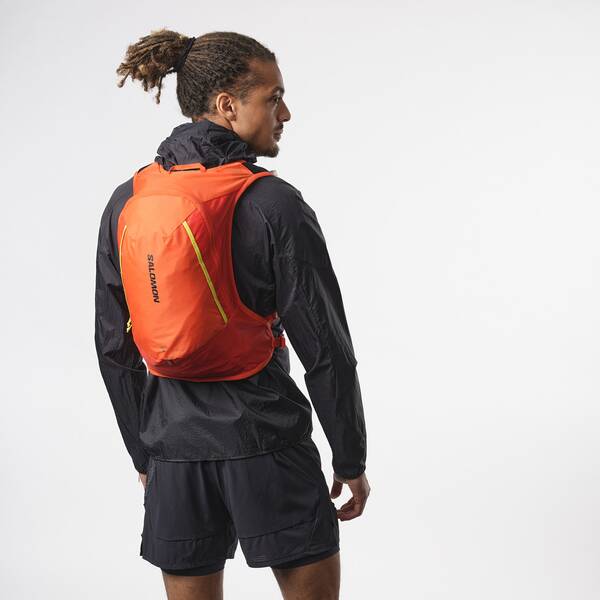 Thumbnail - SALOMON Rucksack CROSS 12 DRAGON FIRE/CHERRY TOMATO