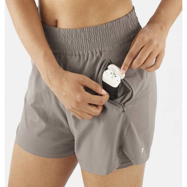 Thumbnail - SALOMON Damen Tights ""SHAKEout CORE 2IN1 4""""