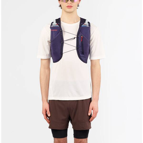 Thumbnail - SALOMON Rucksack ACTIVE SKIN 4 GRVL SET MARITIME BLUE/Ast