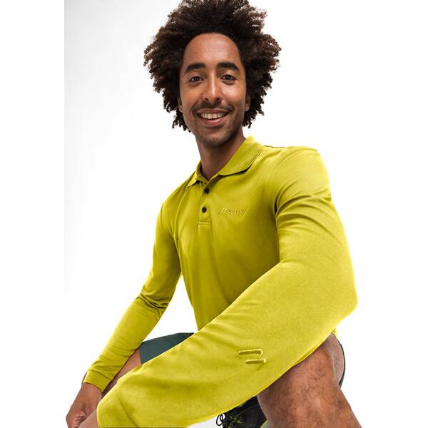 Thumbnail - MAIER SPORTS Herren Polo Ulrich L/S 1/1 Arm