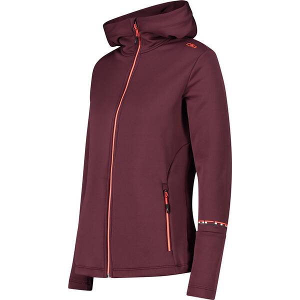 Thumbnail - CMP Damen Kapuzensweat WOMAN JACKET FIX HOOD