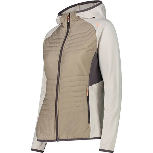 Thumbnail - CMP Damen Kapuzensweat WOMAN JACKET FIX HOOD HYBRID