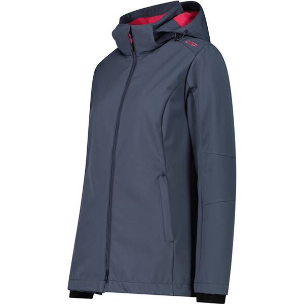 Thumbnail - CMP Damen Funktionsjacke WOMAN ZIP HOOD SOFTSHELL LONG JACKET