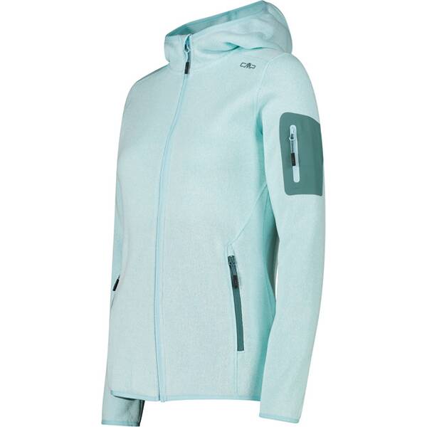 Thumbnail - CMP Damen Unterjacke Kapuzen Fleecejacke Strick