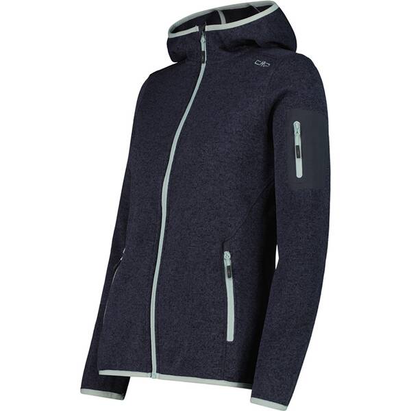Thumbnail - CMP Damen Unterjacke Kapuzen Fleecejacke Strick