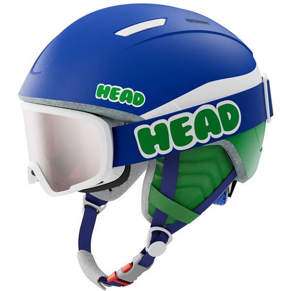 Thumbnail - HEAD Kinder Helm MOJO SET blue/green