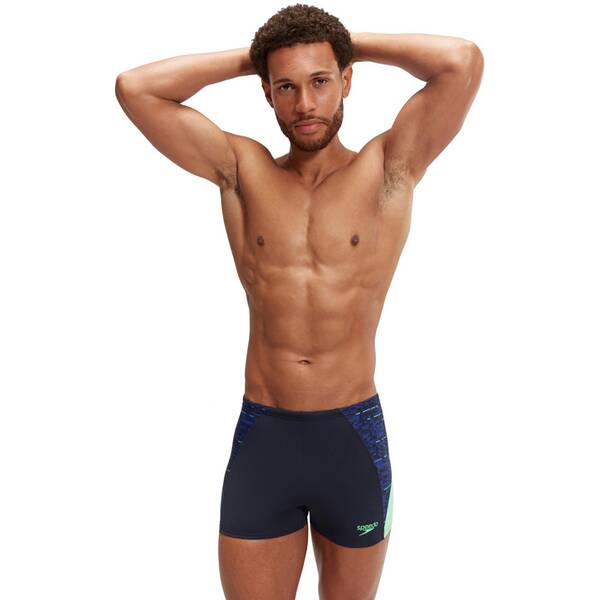 Thumbnail - SPEEDO Badehose END+ SPL ASHT V2 AM NAVY/GREEN