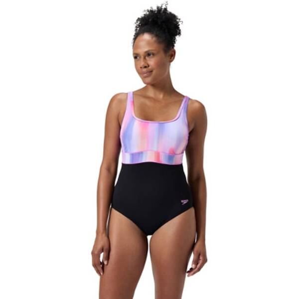 Thumbnail - SPEEDO Damen Badeanzug Womens Shaping ContourEclipse Printed Swimsuit