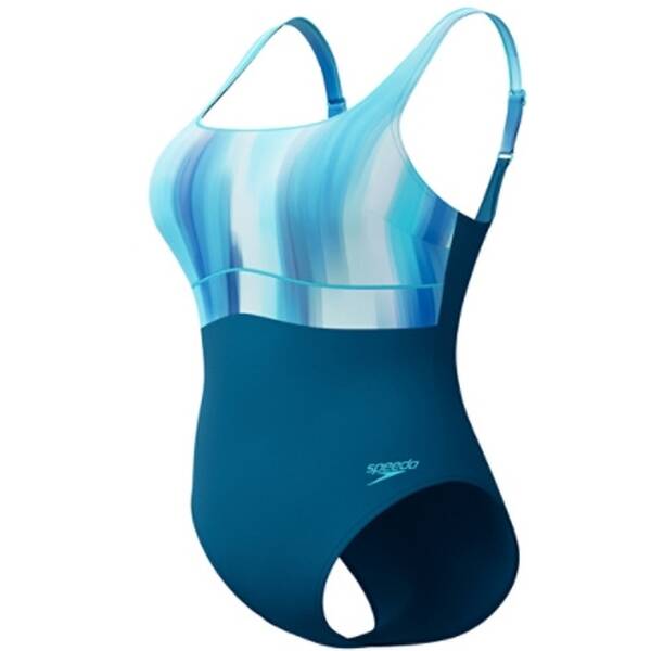 Thumbnail - SPEEDO Damen Badeanzug Womens Shaping ContourEclipse Printed Swimsuit
