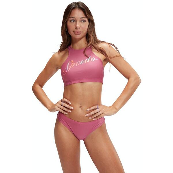 Thumbnail - SPEEDO Damen Schwimmanzug LOGO VOLLEY 2PC AF PINK
