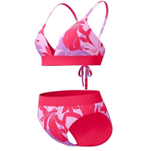 Thumbnail - SPEEDO Damen Bikini Womens Printed Banded Triangle 2 Piece