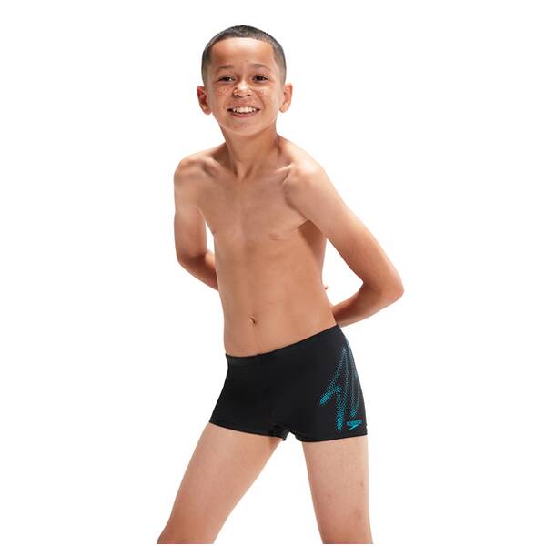 Thumbnail - SPEEDO Kinder Badehose HYPERBOOM PLMT ASHT JM BLACK/BLUE