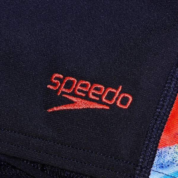 Thumbnail - SPEEDO Kinder Badehose DIGI ALOV PANL ASHT JM BLACK/RED