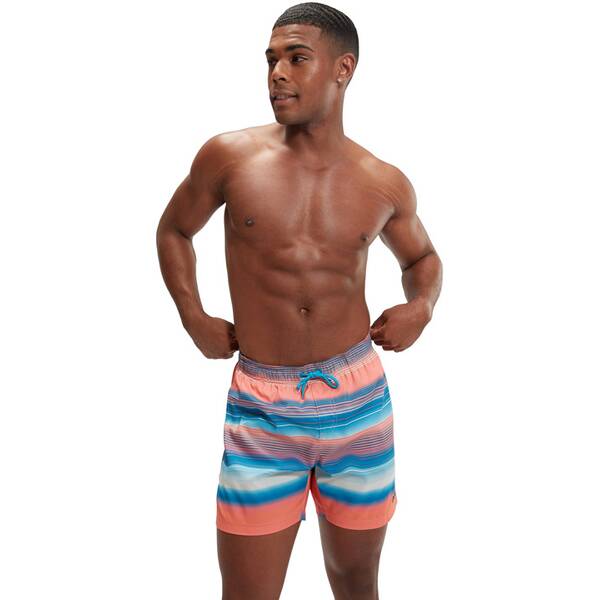 Thumbnail - SPEEDO Badehose PLMT LEISURE 16" WSHT AM ORANGE/BLUE