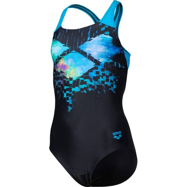 Thumbnail - ARENA Kinder Schwimmanzug GIRL'S MULTI PIXELS SWIMSUIT SWIM PRO BACK L