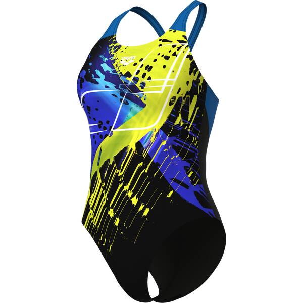 Thumbnail - ARENA Damen Schwimmanzug WOMEN'S FUNNY SPOT SWIMSUIT V BACK LB