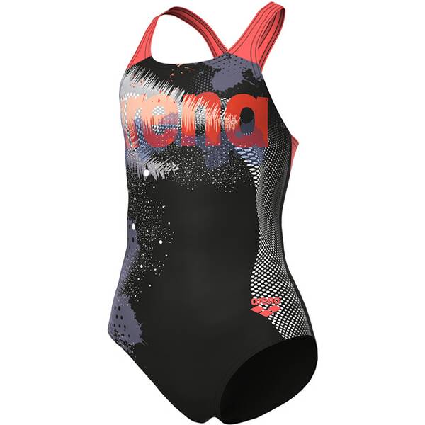 Thumbnail - ARENA Kinder Schwimmanzug GIRL'S LIGHT TRICKS SWIMSUIT SWIM PRO BACK
