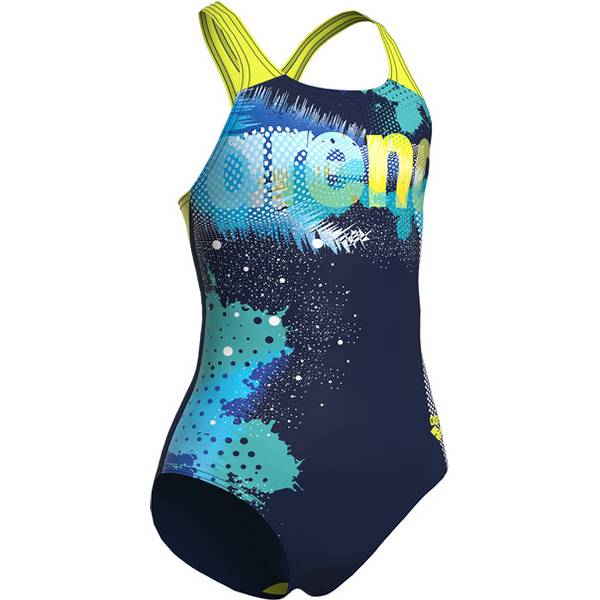 Thumbnail - ARENA Kinder Schwimmanzug GIRL'S LIGHT TRICKS SWIMSUIT SWIM PRO BACK