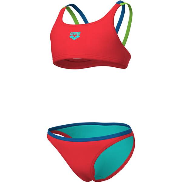 Thumbnail - ARENA Kinder Bikini GIRL'S TWO PIECES SWIMSUIT SOLID