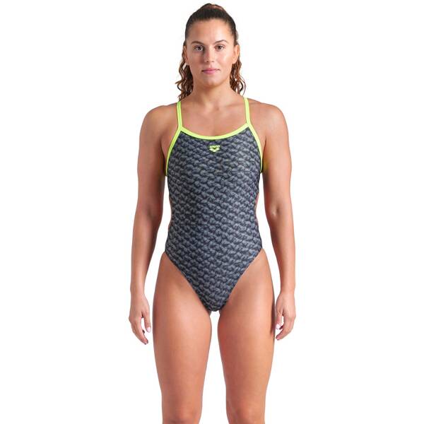 Thumbnail - ARENA Damen Schwimmanzug MONOGRAM SWIMSUIT CHALLENGE BACK
