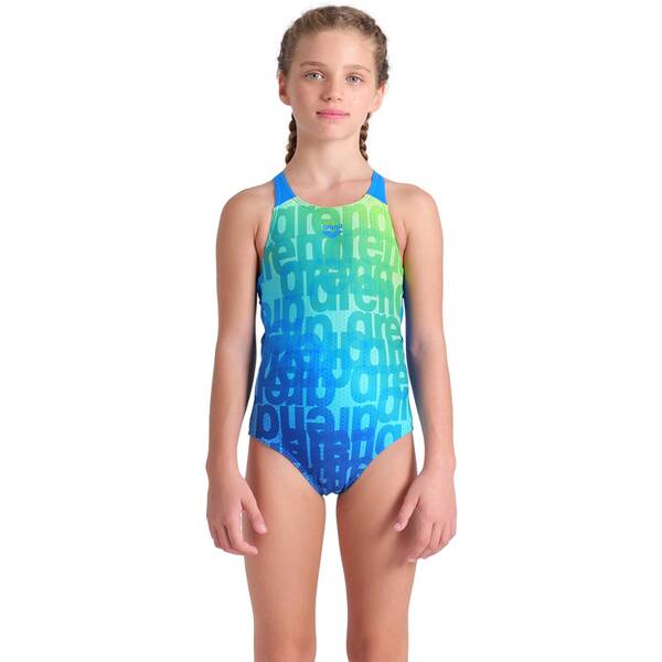 Thumbnail - ARENA Kinder Schwimmanzug GIRL'S MULTI COLOURS SWIMSUIT V BACK